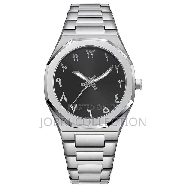 Silver Arabic Aura Gents Watch - thumbnail 3