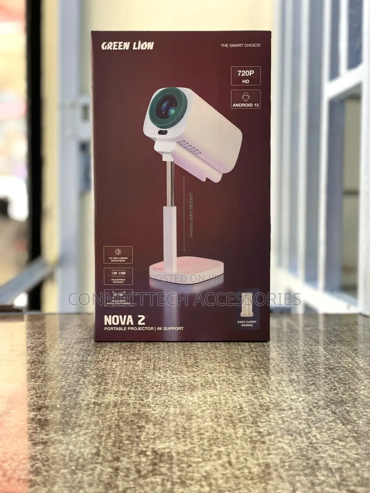 Green Lion Nova 2 Portable Projector With Support