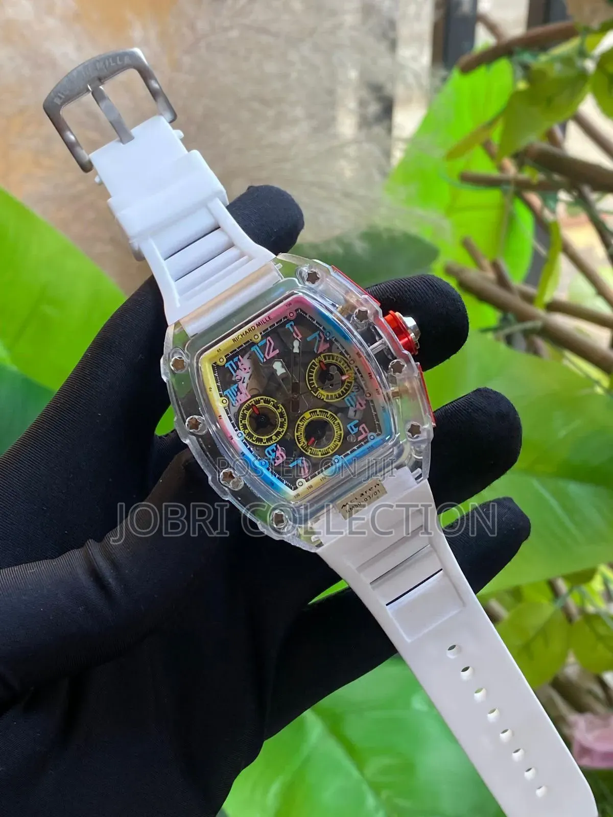 Richard Mille Rubber Strap Watch