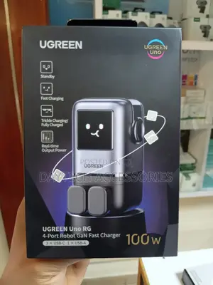 UGREEN Uno 100W 4-Port Charger - Grey