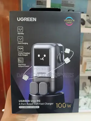 UGREEN Uno 100W 4-Port Charger - Grey
