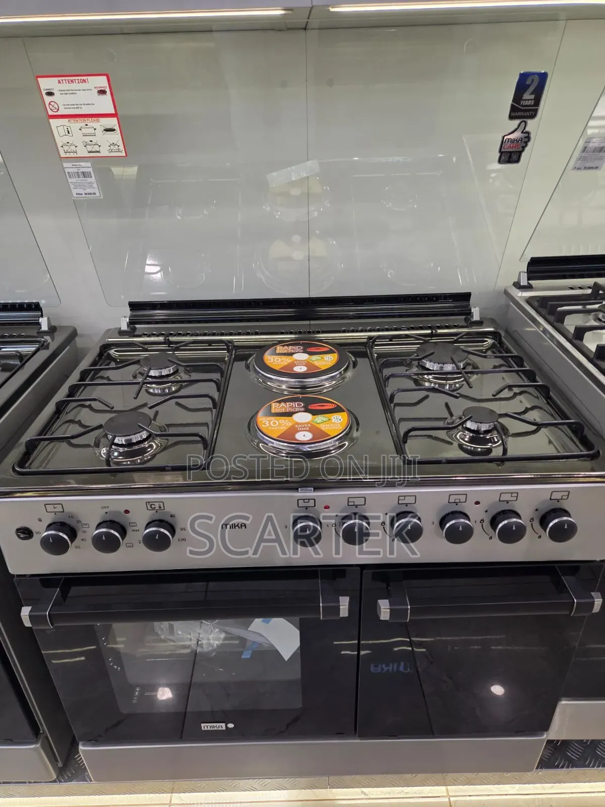 Mika Standing Cooker, 90cm X 60cm,