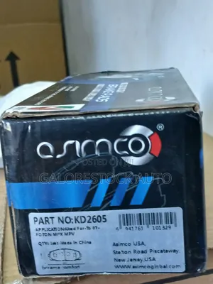 Kd 2605 Toyota Hiace,granvia,dyna, Genuine Asimco Breakpads