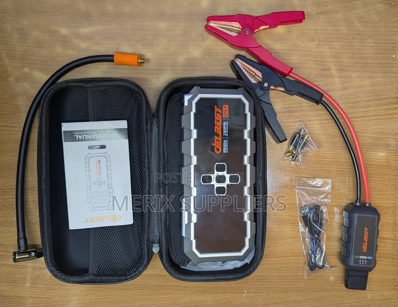LITHIUM Car Jump Starter With Air Compressor