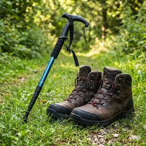 Anti-Shock Telescopic Trekking Poles