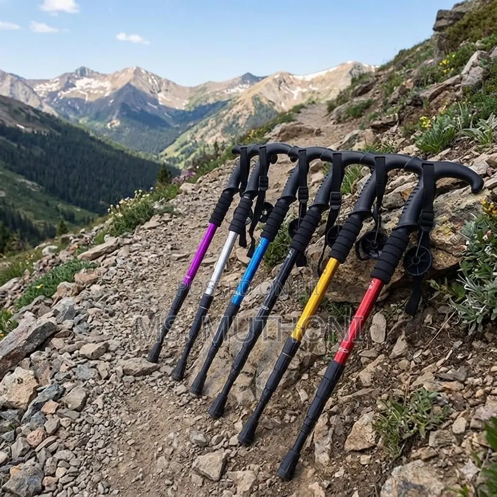 Anti-Shock Telescopic Trekking Poles