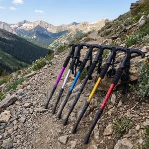 Anti-Shock Telescopic Trekking Poles