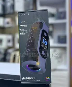 LEVELO Bassbeat Portable Speaker With LED Display