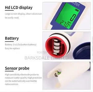 CL2 Temp Meter Ster Pool Drinking AquariumsDigital Chlorine Water Te