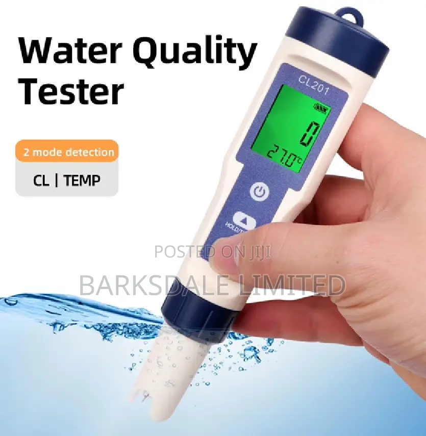 CL2 Temp Meter Ster Pool Drinking AquariumsDigital Chlorine Water Te