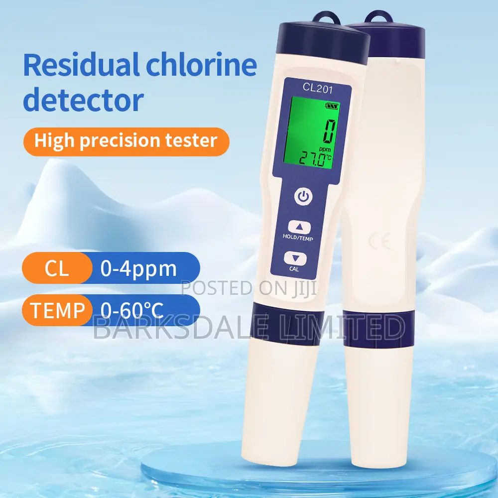 CL2 Temp Meter Ster Pool Drinking AquariumsDigital Chlorine Water Te