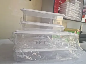 Plastic Fridge Organizers 4pcs