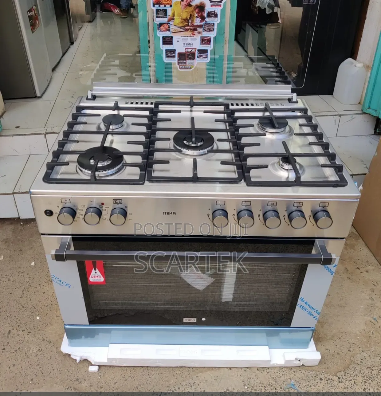 MIKA Standing Cooker, 90cm X 60cm, Model:* MST905G2WEF10HI