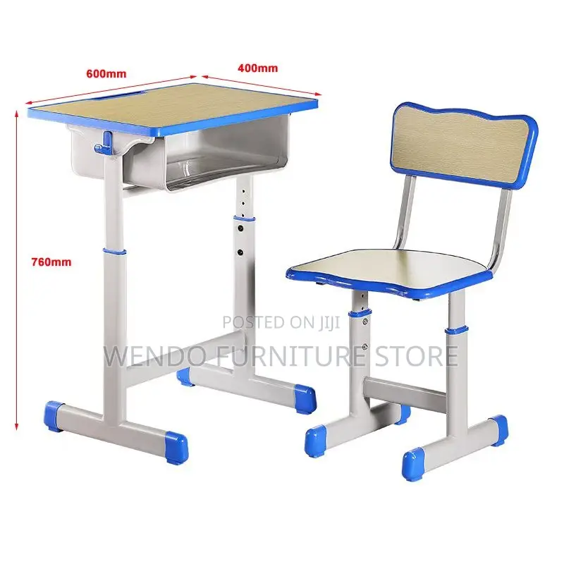 Home Desk; Adjustable Home Schooling Study Desk Chair Set