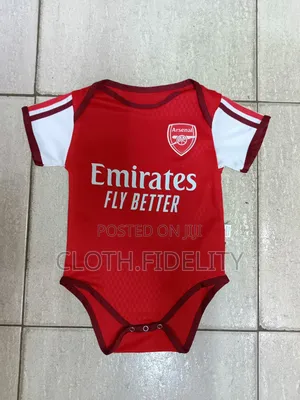 Arsenal Kids Football Rompers.
