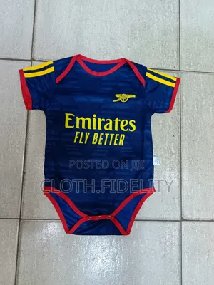 Arsenal Kids Football Rompers.