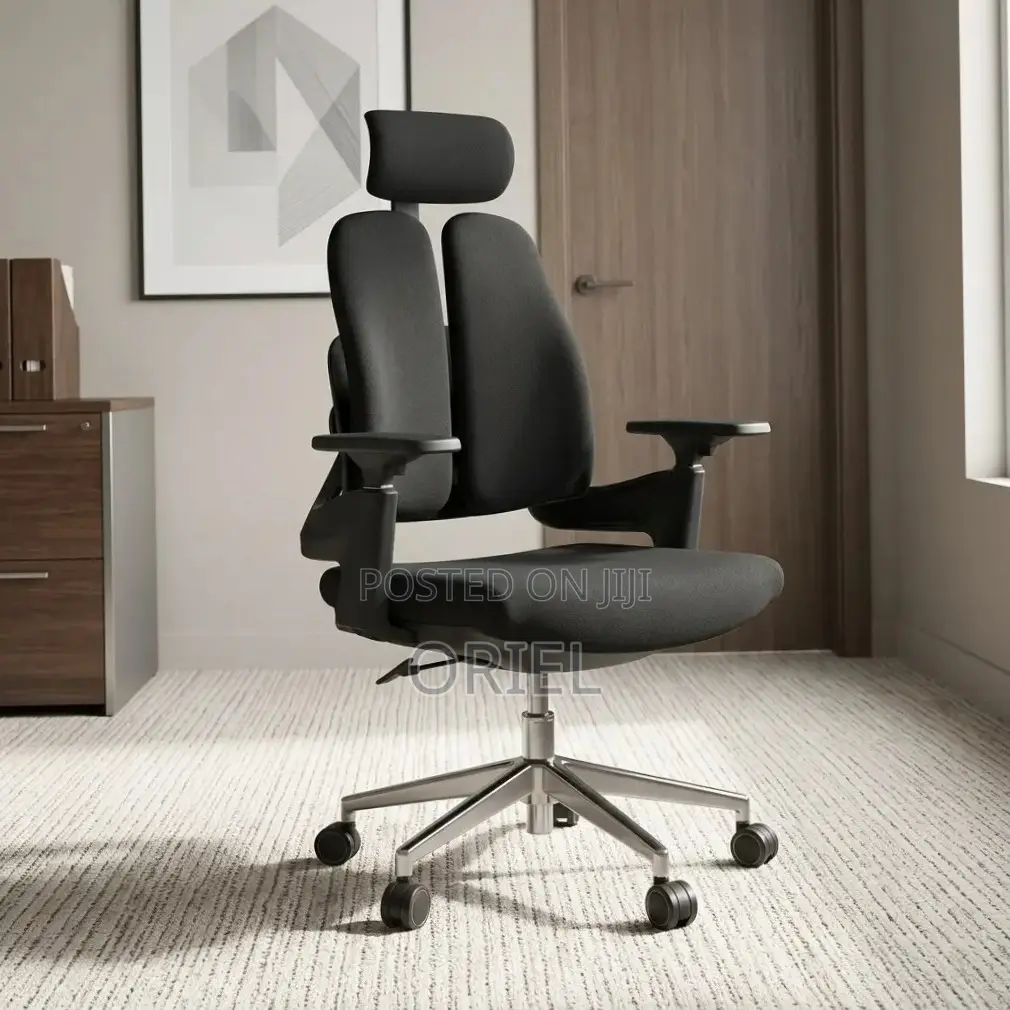 Office Chair : Double Backrest Orthopedic Office Chair