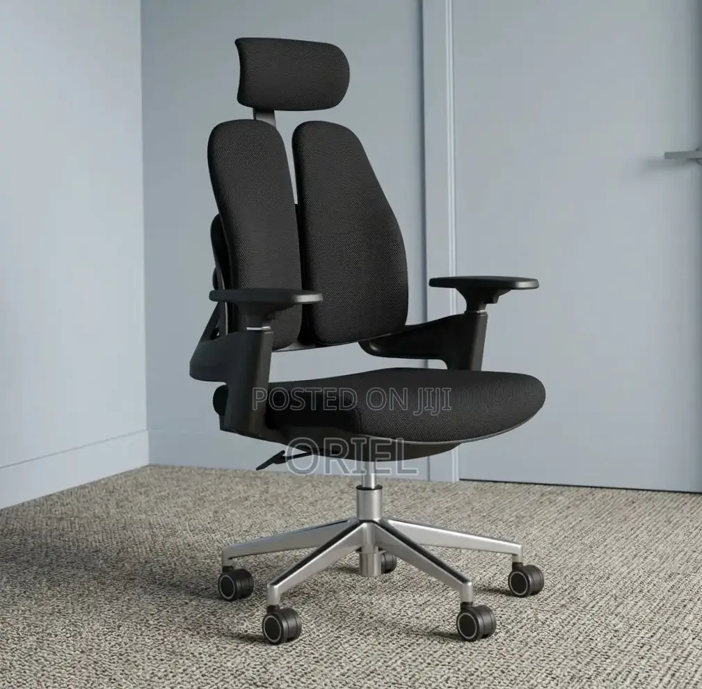 Office Chair : Double Backrest Orthopedic Office Chair