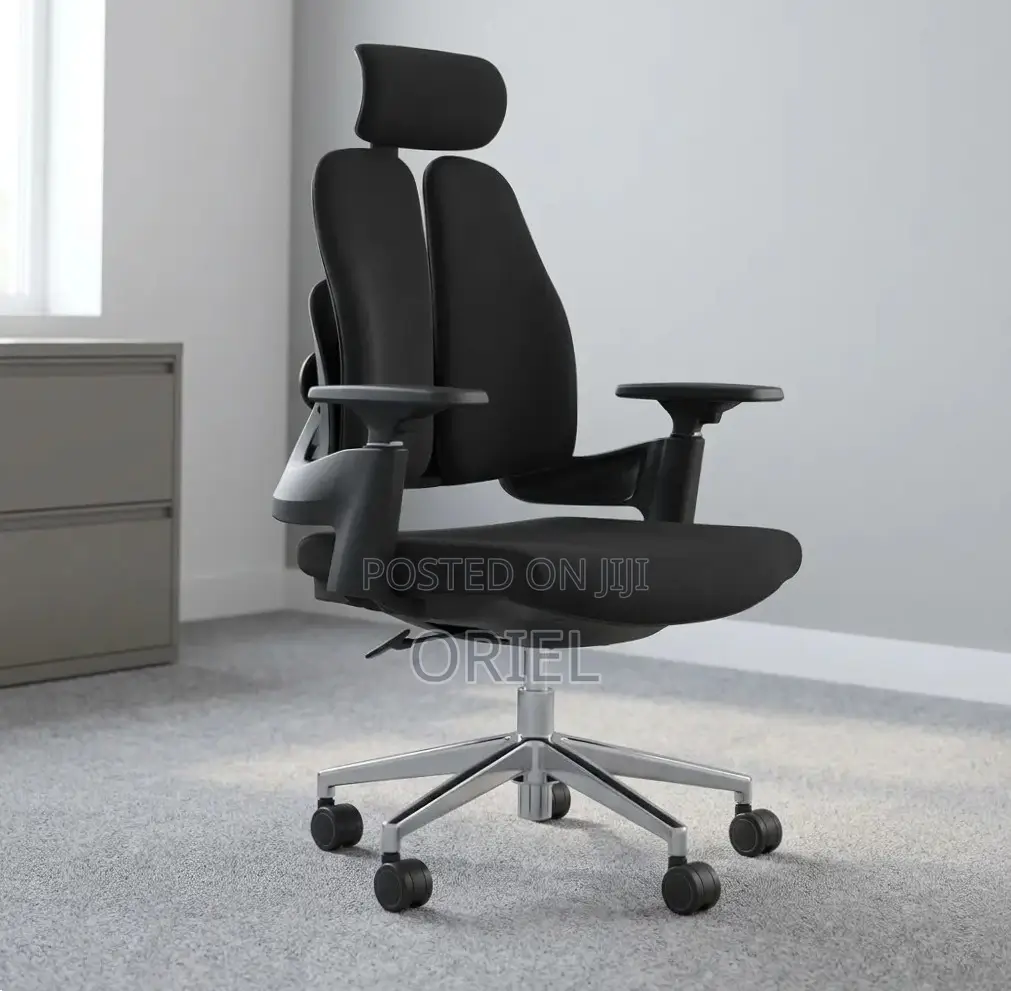 Office Chair : Double Backrest Orthopedic Office Chair