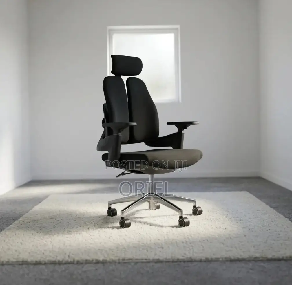 Office Chair : Double Backrest Orthopedic Office Chair