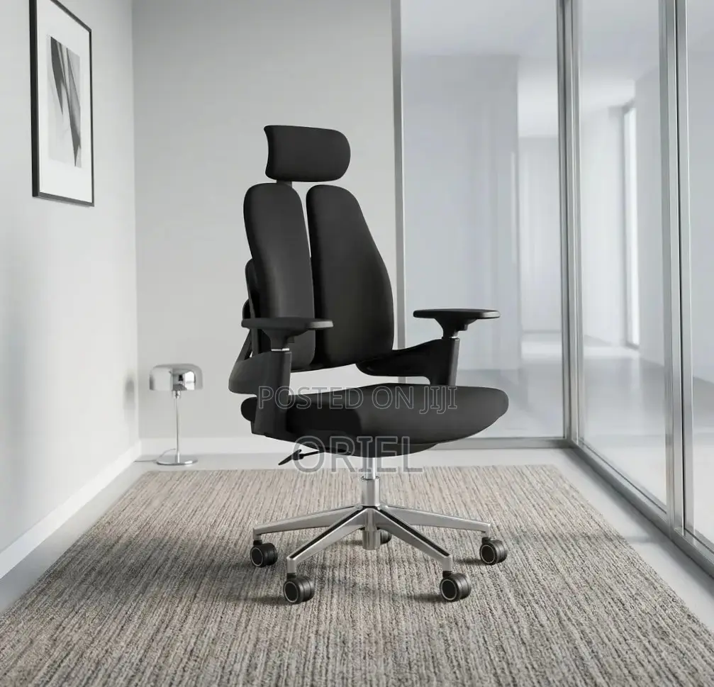 Office Chair : Double Backrest Orthopedic Office Chair