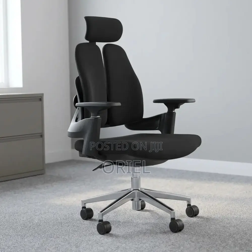 Office Chair : Double Backrest Orthopedic Office Chair