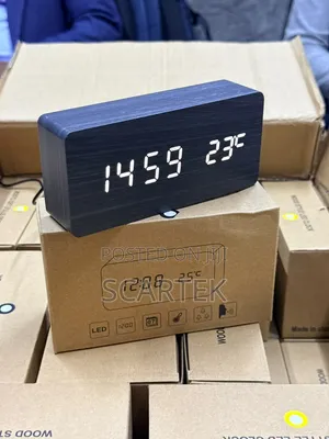 Wooded Digital Clock