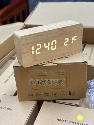 Wooded Digital Clock