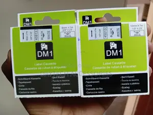Dymo Label Printer Tape D1 12mm X 7m Black on White