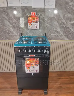 Euroken 50*55 3Gas Jet Valve Burners+1 Hot Plate, Electric Oven