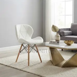 Dining Chairs; Aethestic Modern Padded Eames Chair