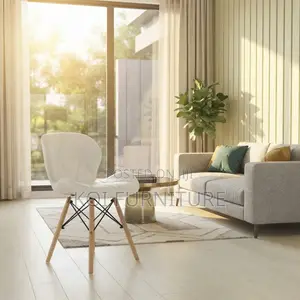 Dining Chairs; Aethestic Modern Padded Eames Chair