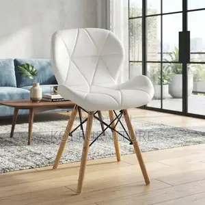 Dining Chairs; Aethestic Modern Padded Eames Chair