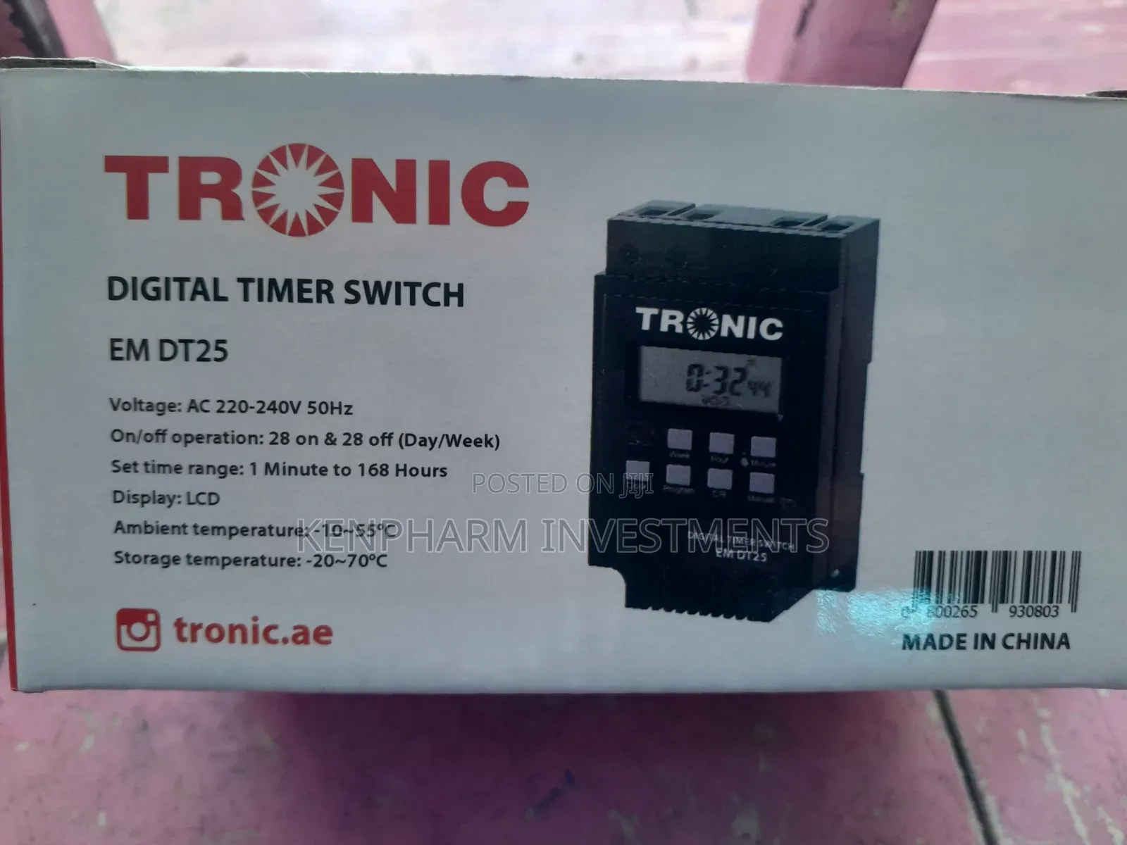Tronic Digital Timer Switch Automated Set Up