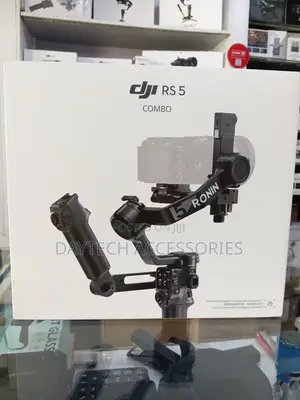 The DJI RS 5 Combo 3-Axis Handheld Camera Gimbal Stabilizer.