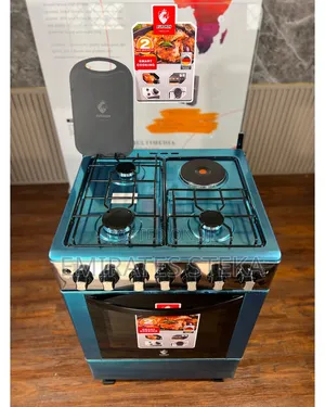Euroken 60*65 3+1 Standing Cooker With Electric Double Heater Oven