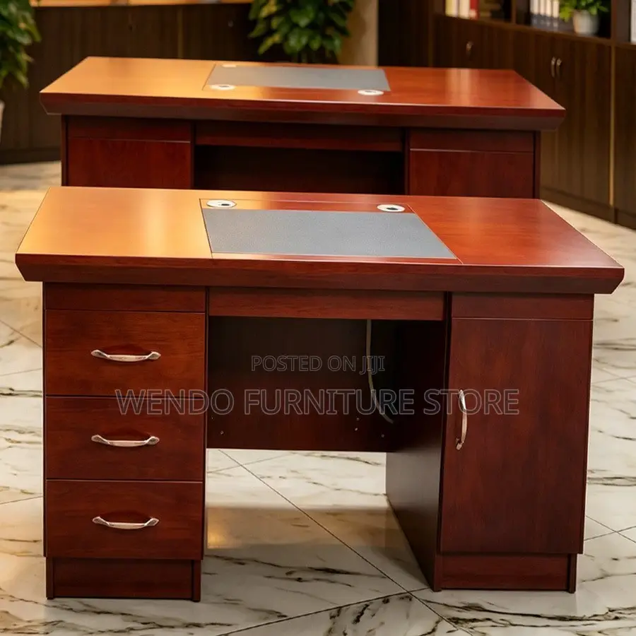 Office Desk; Brown 1400mm Executive Home Office Senior Desk