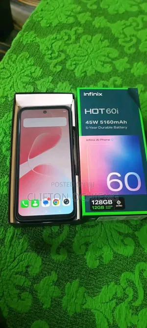 New Infinix Hot 60i 128 GB Graphite