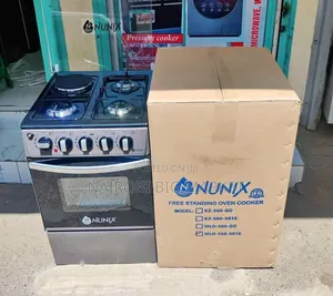 New Model 50*55 Nunix 3+1 Standing Cooker With Gas Oven.