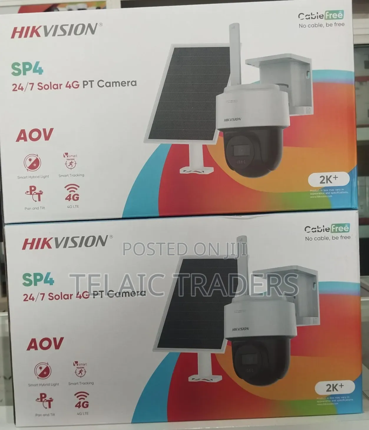 Hikvision DS-2CFSP4/4G4MP Resolution ,24/7 Solar 4G PT Camera ,8 W