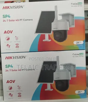 Hikvision DS-2CFSP4/4G4MP Resolution ,24/7 Solar 4G PT Camera ,8 W