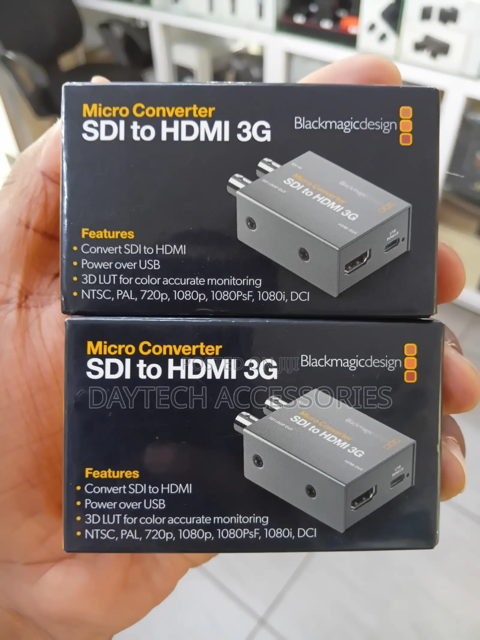 The Blackmagic Design Micro Converter SDI to HDMI 3G.