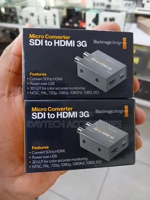 The Blackmagic Design Micro Converter SDI to HDMI 3G.