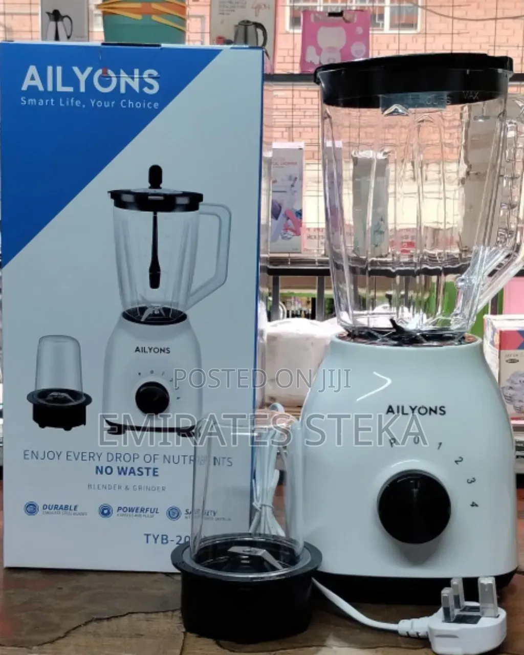 Ailyons 2 in 1 Blender 1.5ltrs