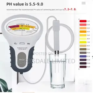 Pool Testing Water Quality Chlorine PH Meter Swimming Pool Aquarium