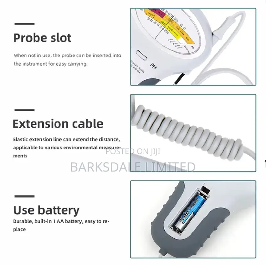 Pool Testing Water Quality Chlorine PH Meter Swimming Pool Aquarium