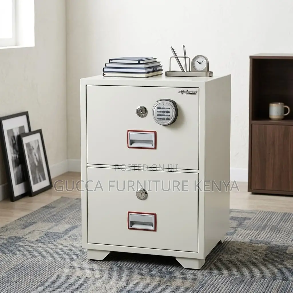 Lockable 2-Drawer Diplomatic Top Sec Cabinet.