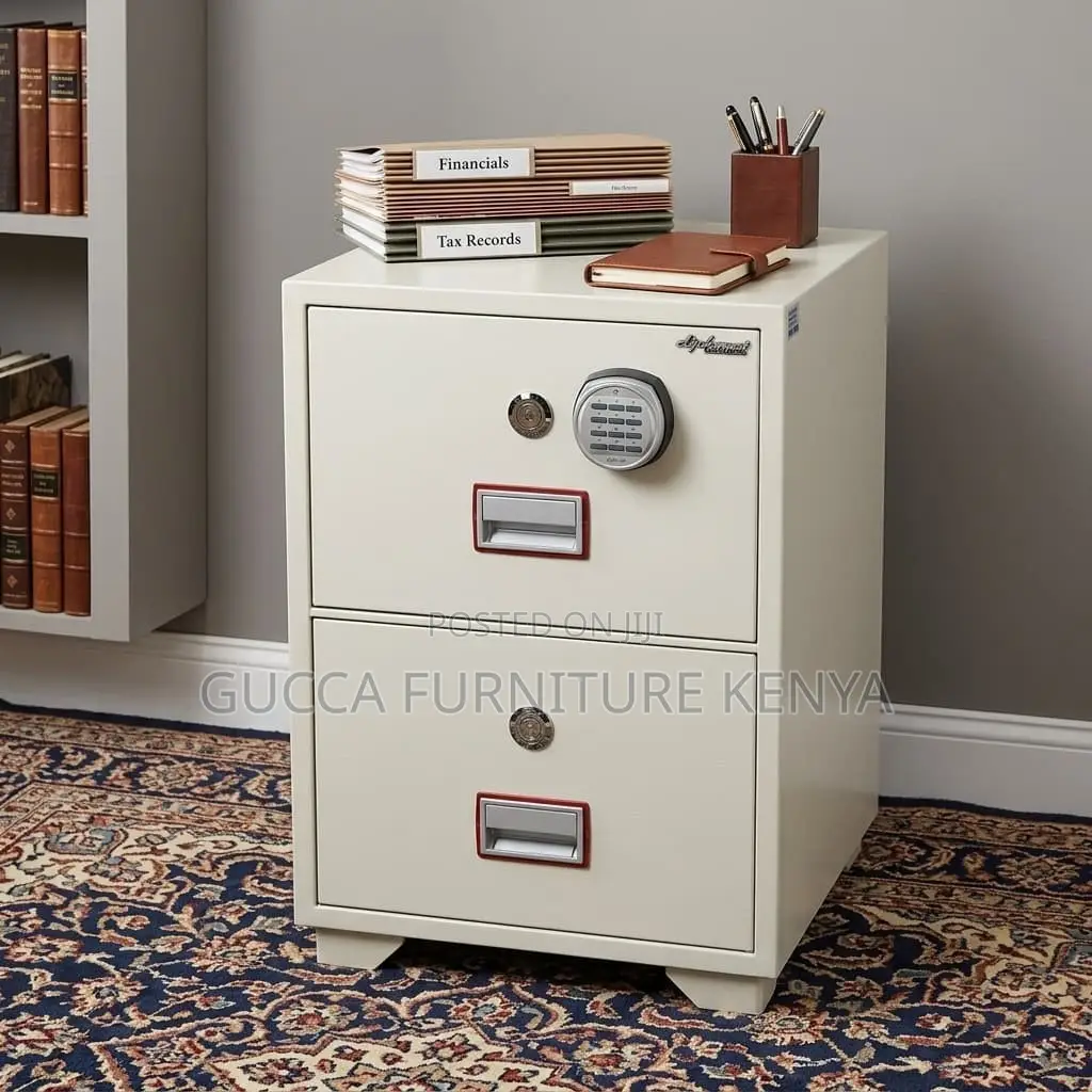 Lockable 2-Drawer Diplomatic Top Sec Cabinet.