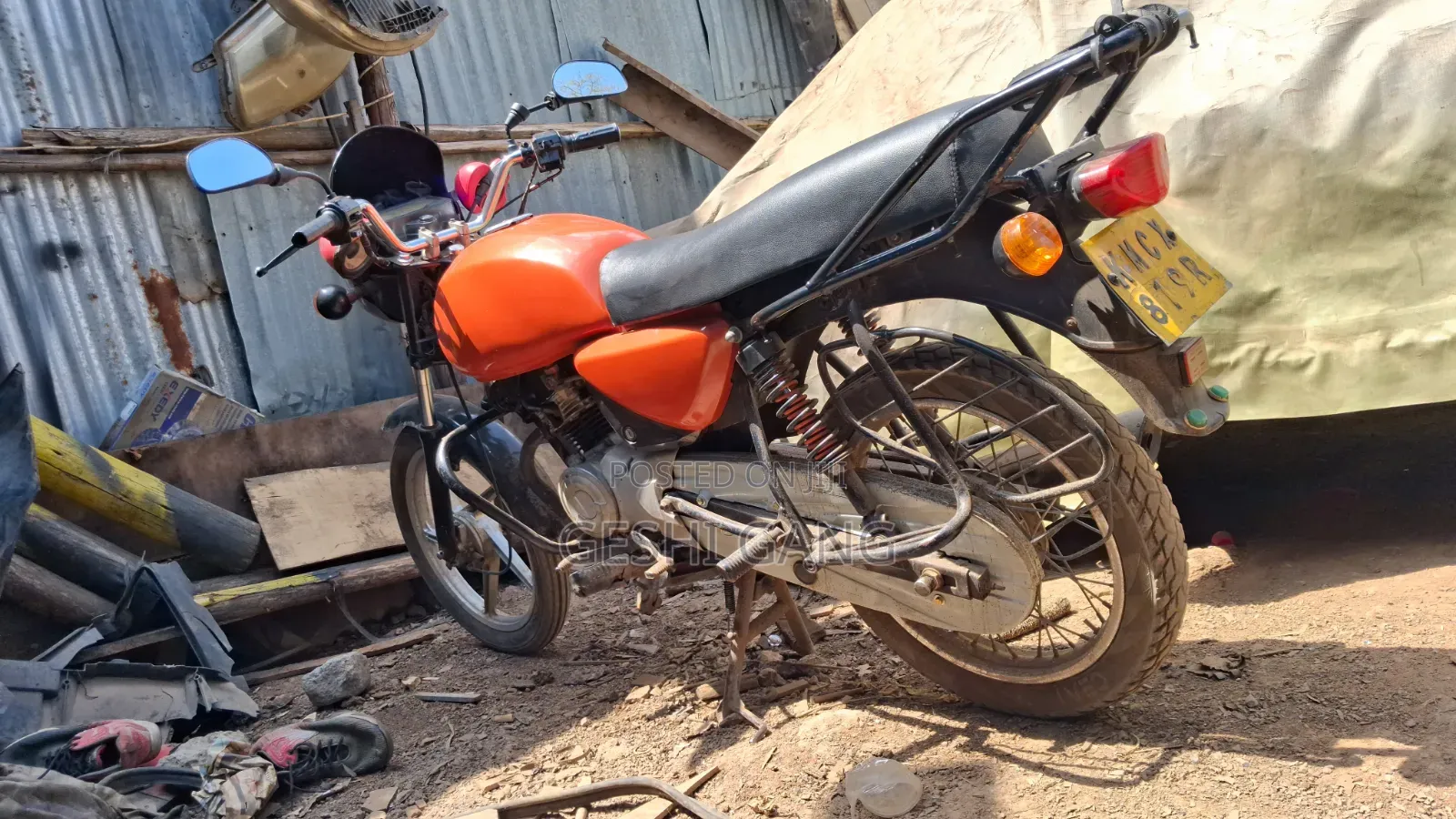 Bajaj Boxer 100 2016 Red
