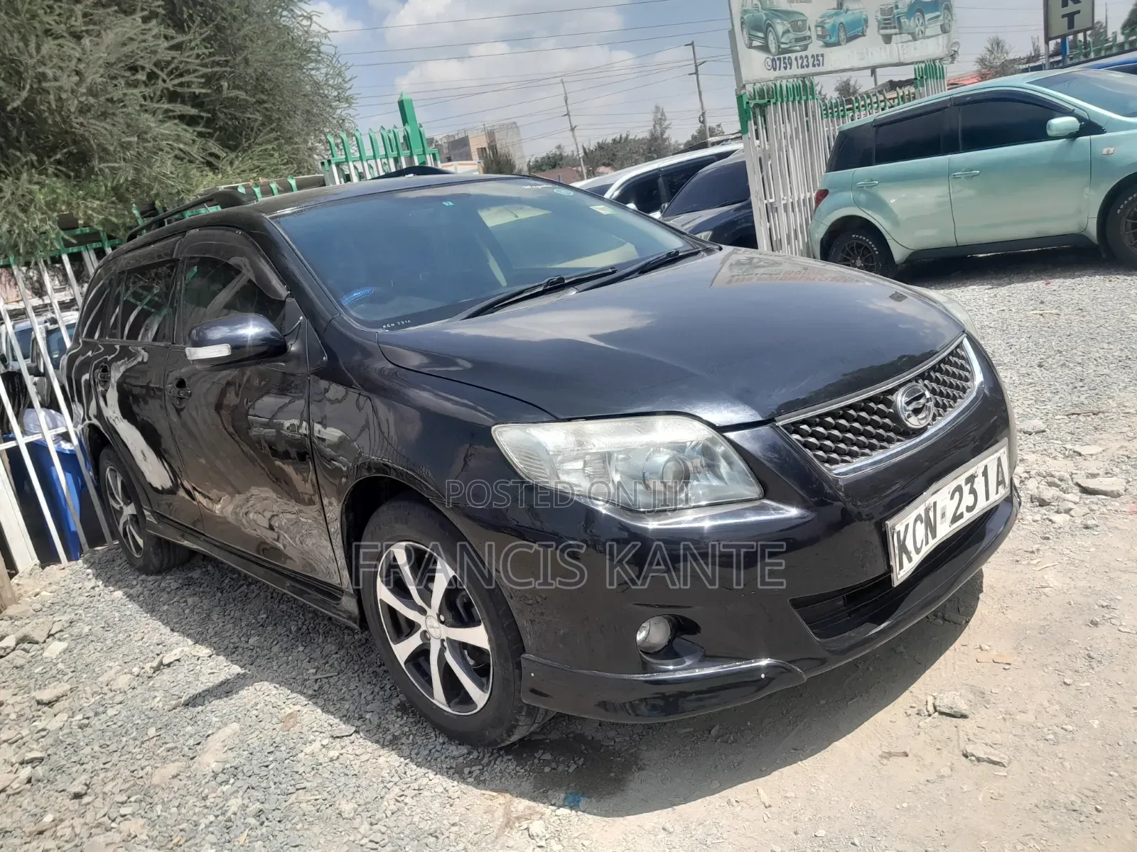 Toyota Corolla Fielder 2010 Black